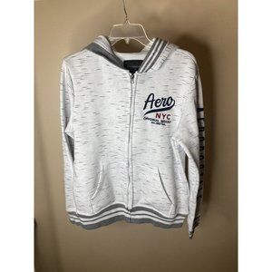 Aeropostale Zip Hoodie Jacket Size Medium Multicolor
